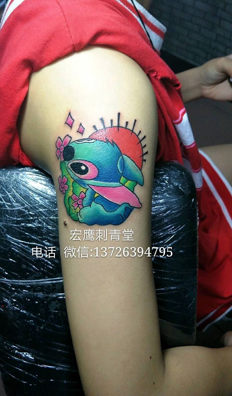 史迪仔纹身图片