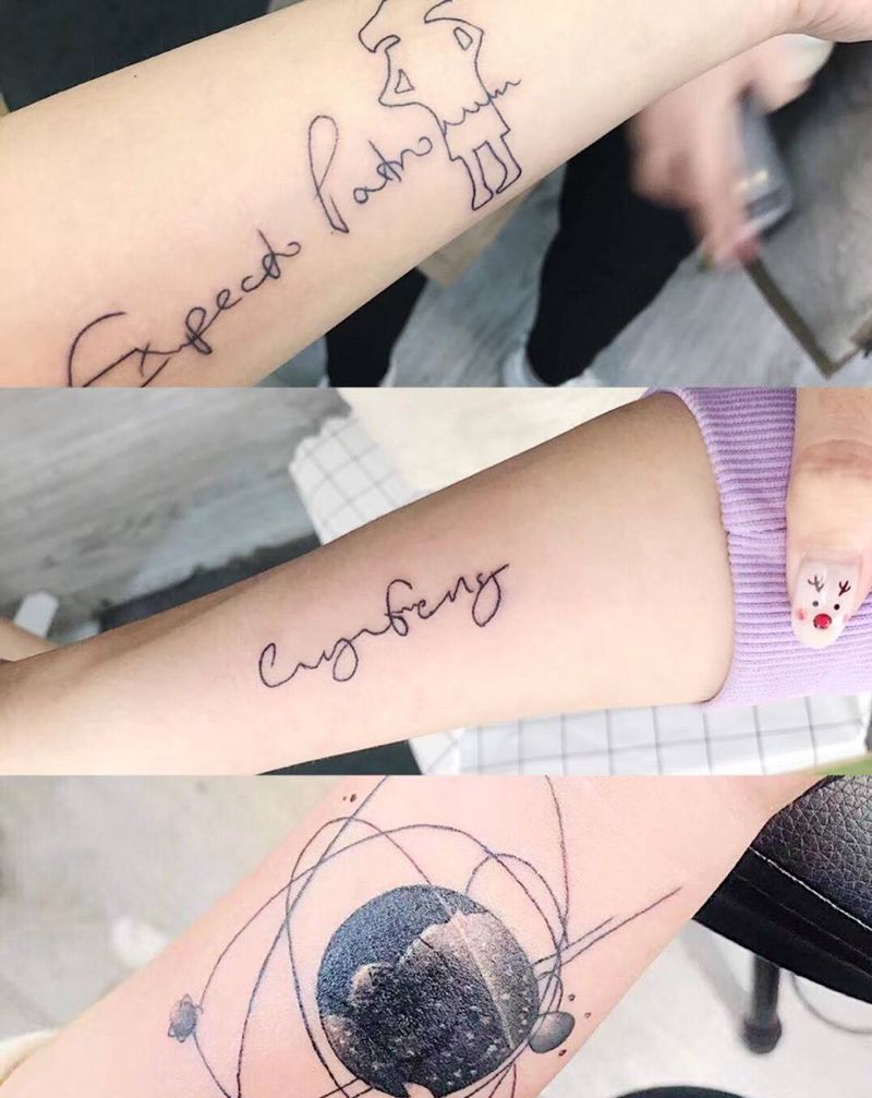 小清新纹身图片