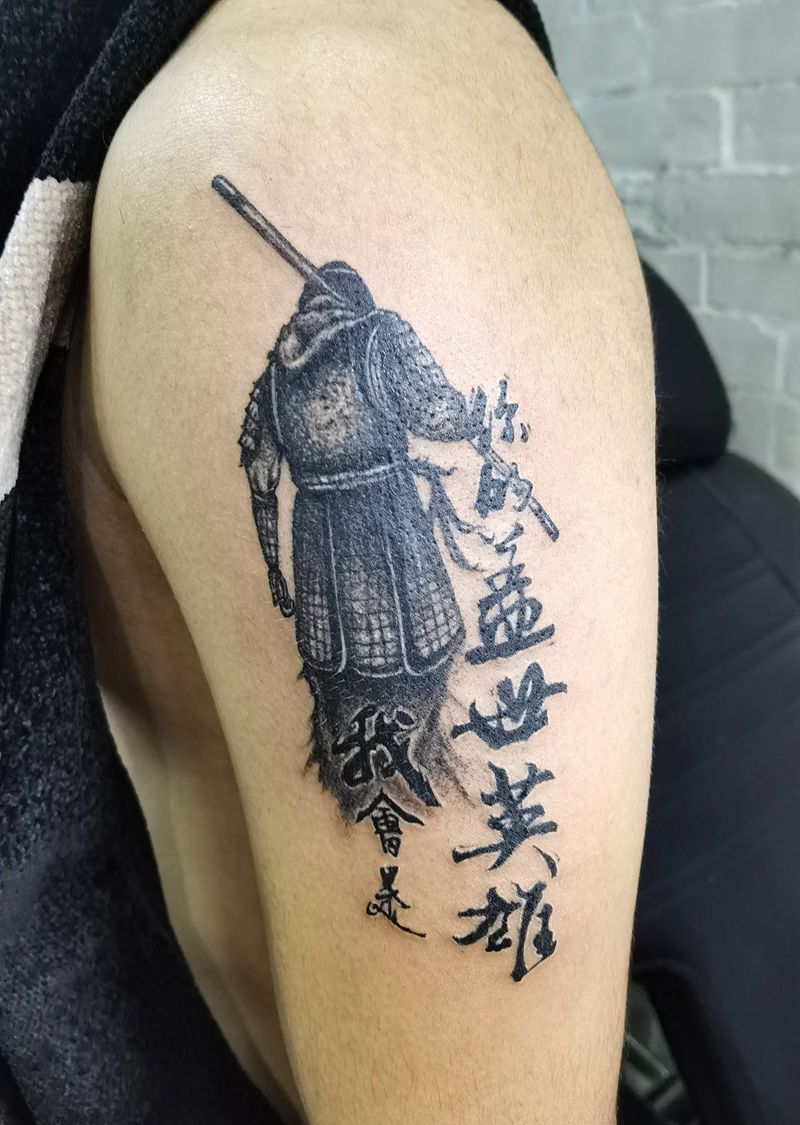 至尊宝纹身图片_手臂新传统纹身图案