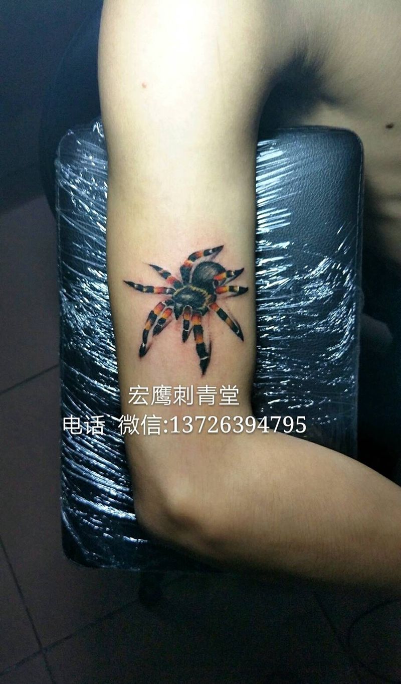 蜘蛛纹身图片