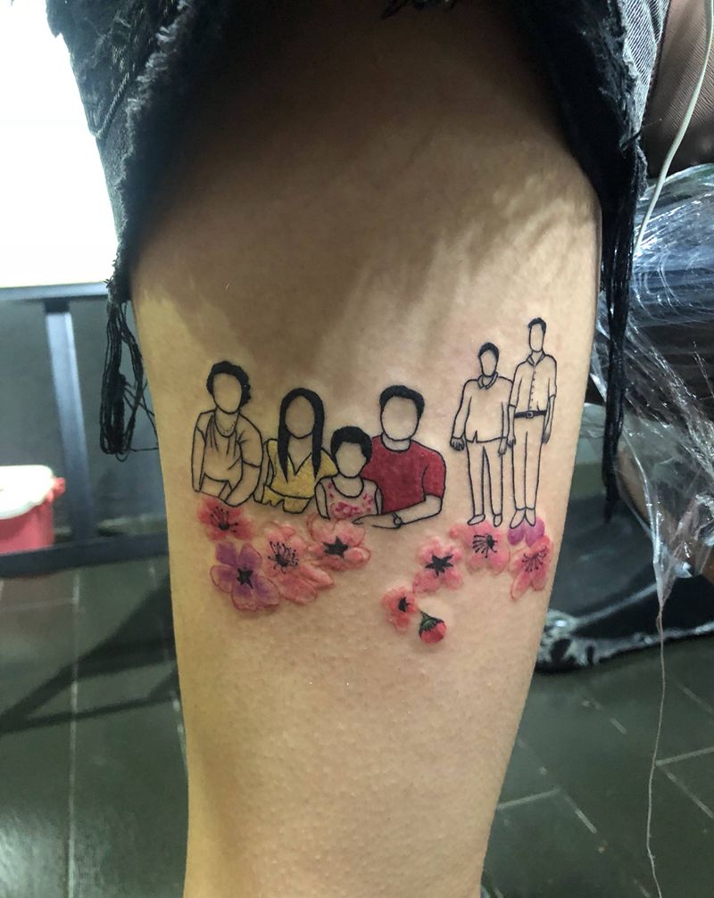 全家福纹身图片