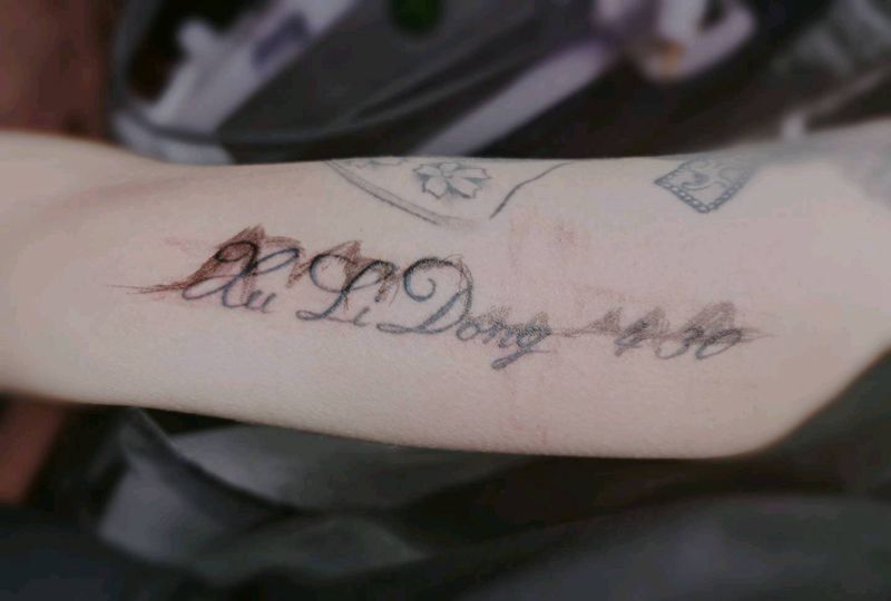 英文遮盖纹身图片_手部纹身图案