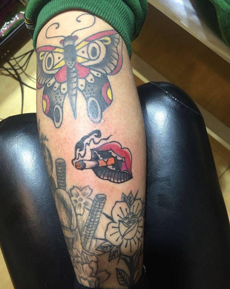 原相机拍摄（无美颜）纹身图片_脚部纹身图案