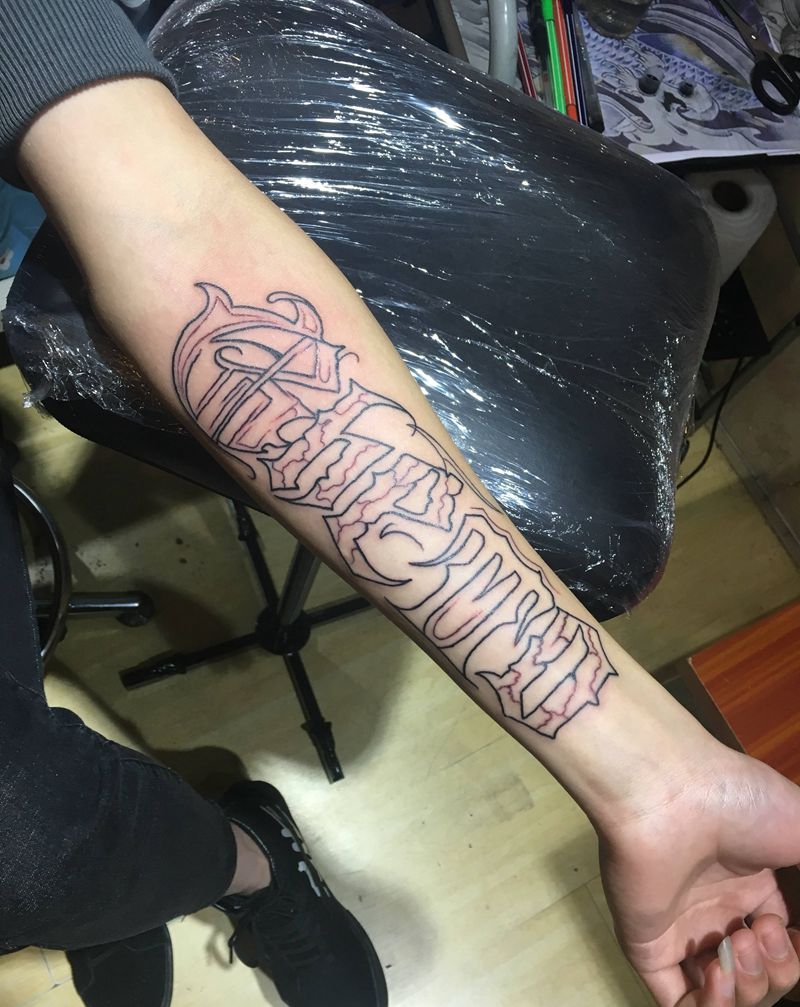 花体（原相机，无美颜）纹身图片_手部纹身图案