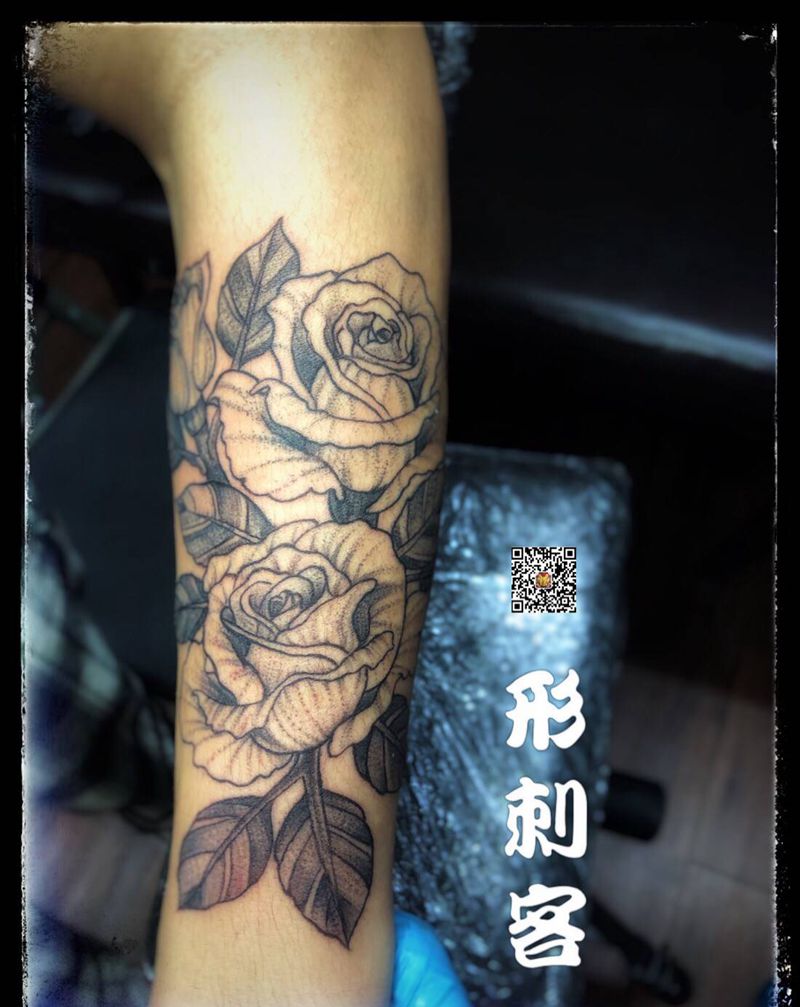 点刺作品纹身图片_点刺纹身图案