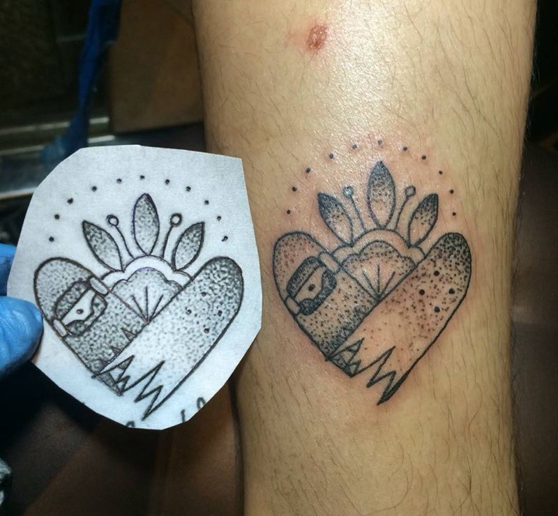 第一次点刺纹身图片