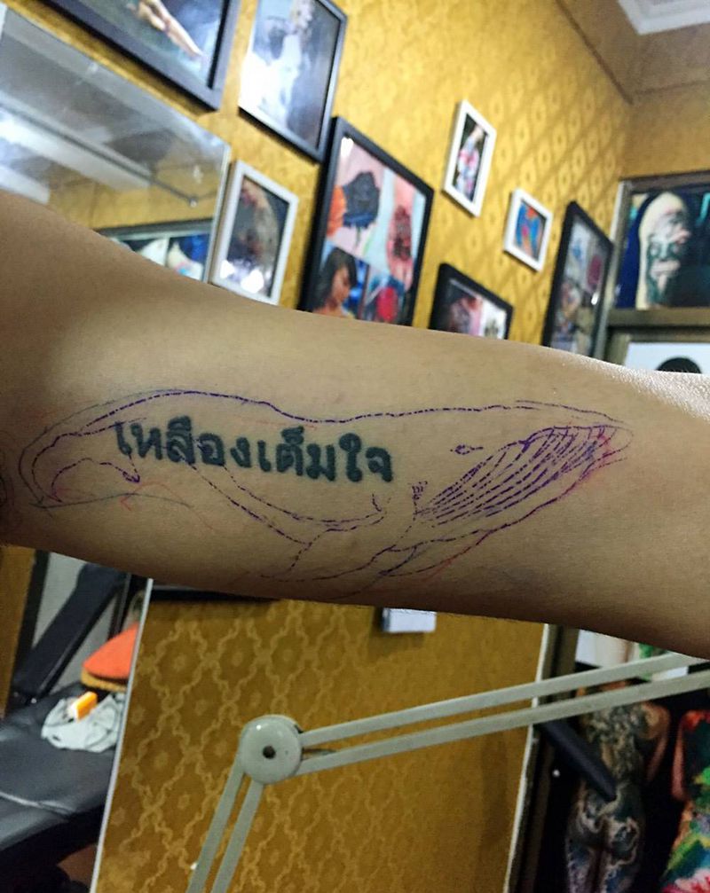 旧纹身覆盖纹身图片_成品手臂写实动物纹身图案