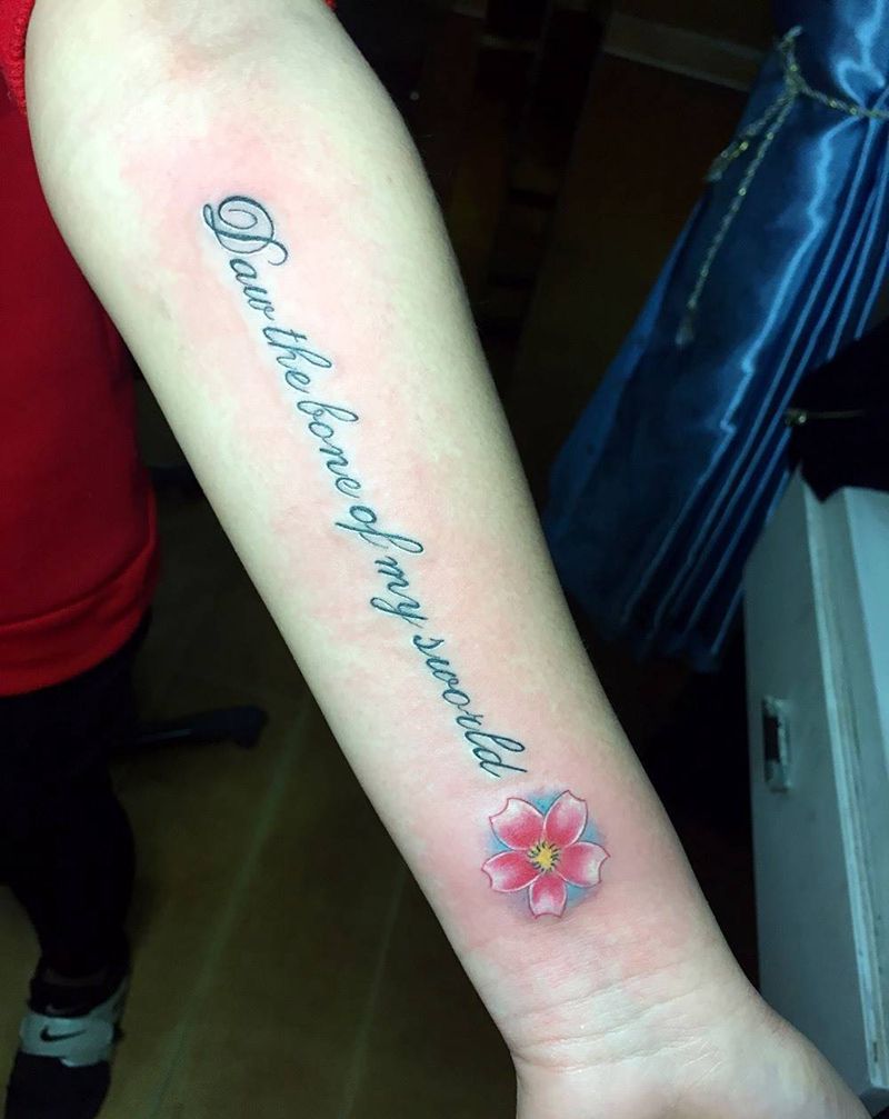 小图纹身图片_成品胸部手部清新纹身图案