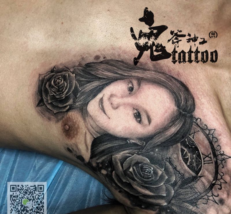 肖像纹身图片