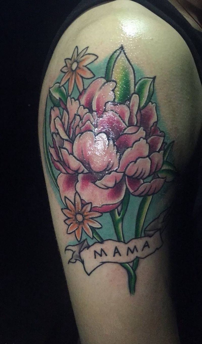 康乃馨纹身图片