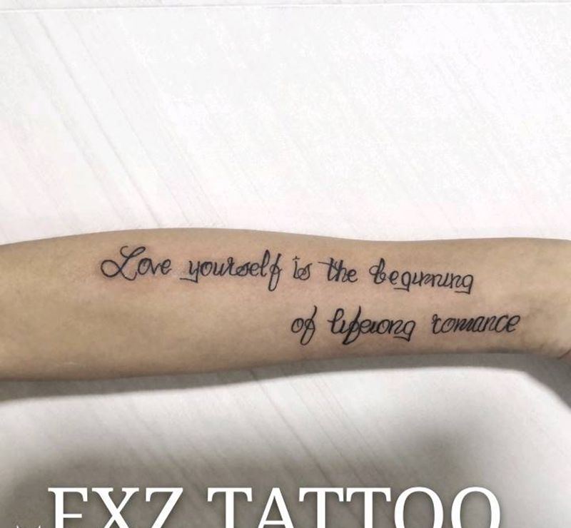 英文纹身图片_手臂纹身图案