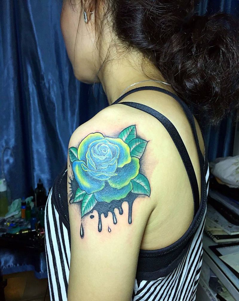 旧纹身遮盖纹身图片