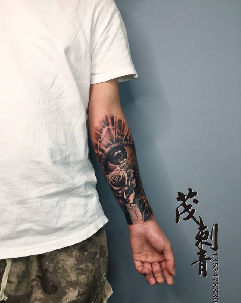 欧美写实纹身图片