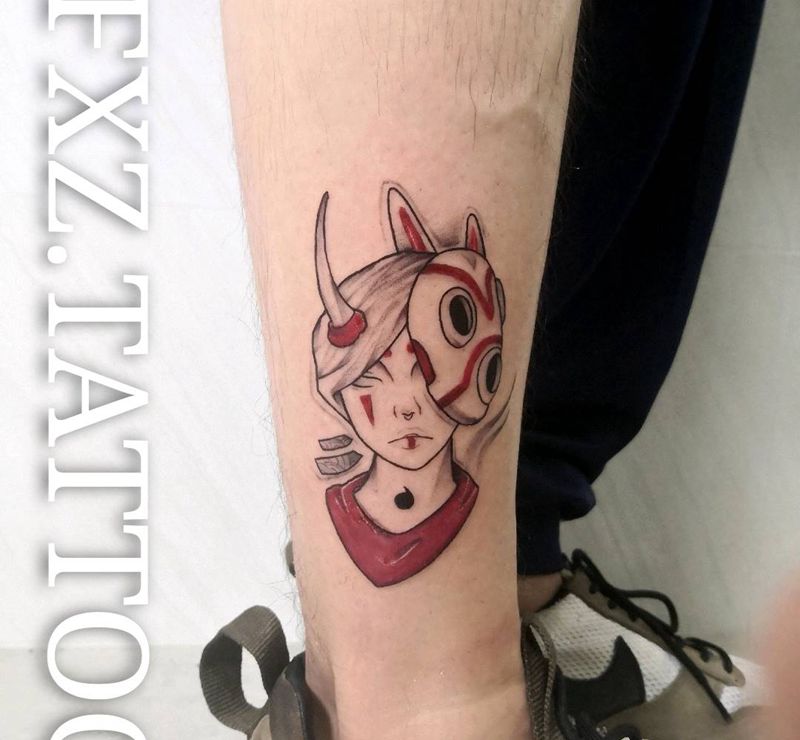 艺伎纹身图片_手臂纹身图案