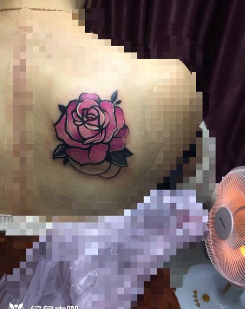 玫瑰纹身图片