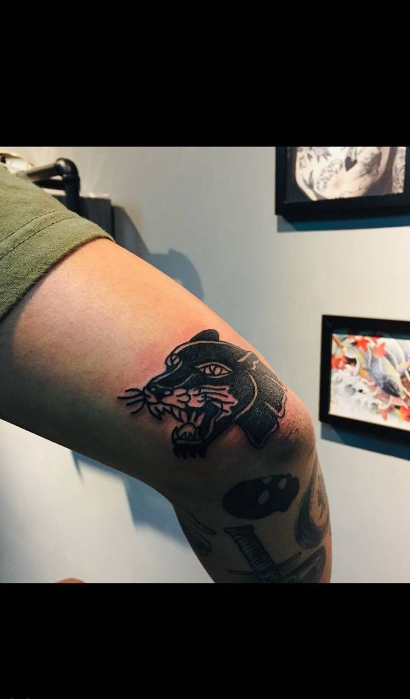 黑豹纹身图片