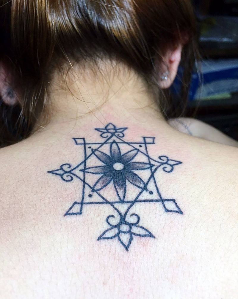 几何小图纹身图片