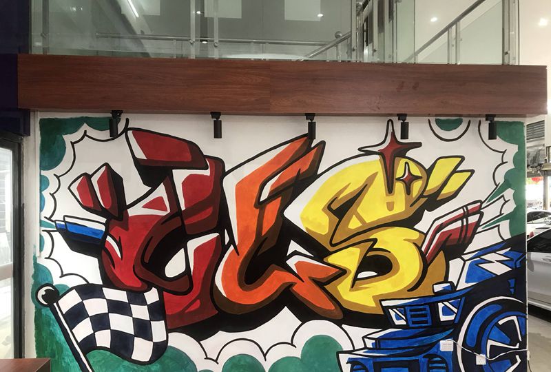 CLS涂鸦墙画纹身图片_New School纹身图案