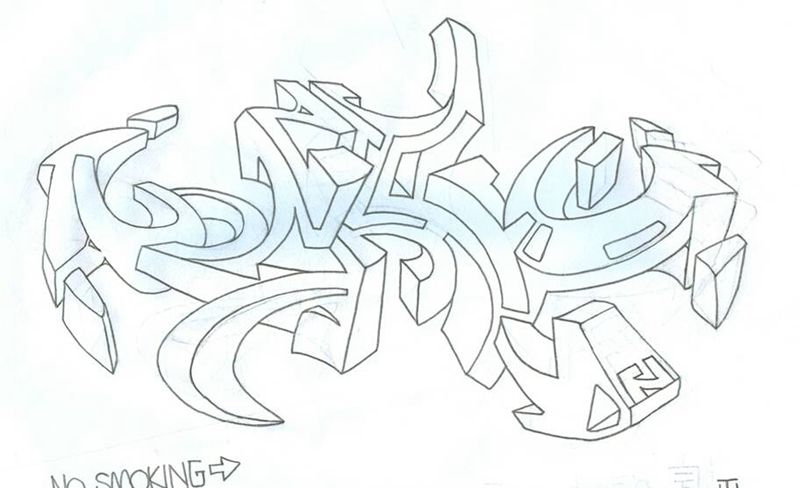 个人手绘练习纹身图片_原创手稿插画纹身图案