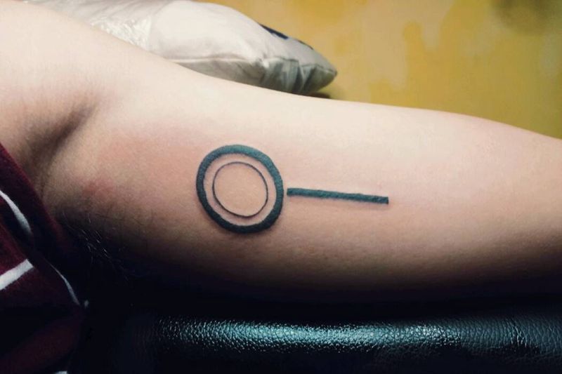 图腾纹身图片_手臂清新几何原创抽象成品纹身图案