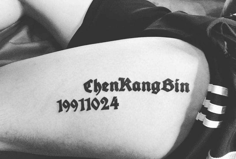 哥特字体纹身图片