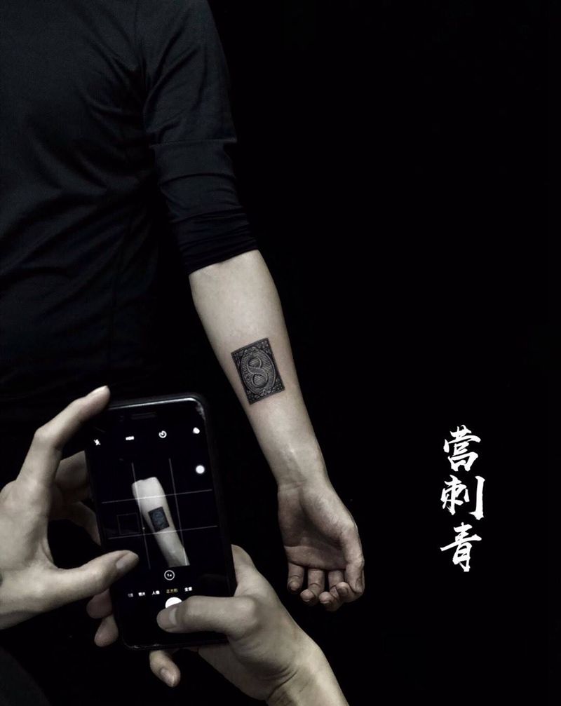 8美分邮票纹身图片