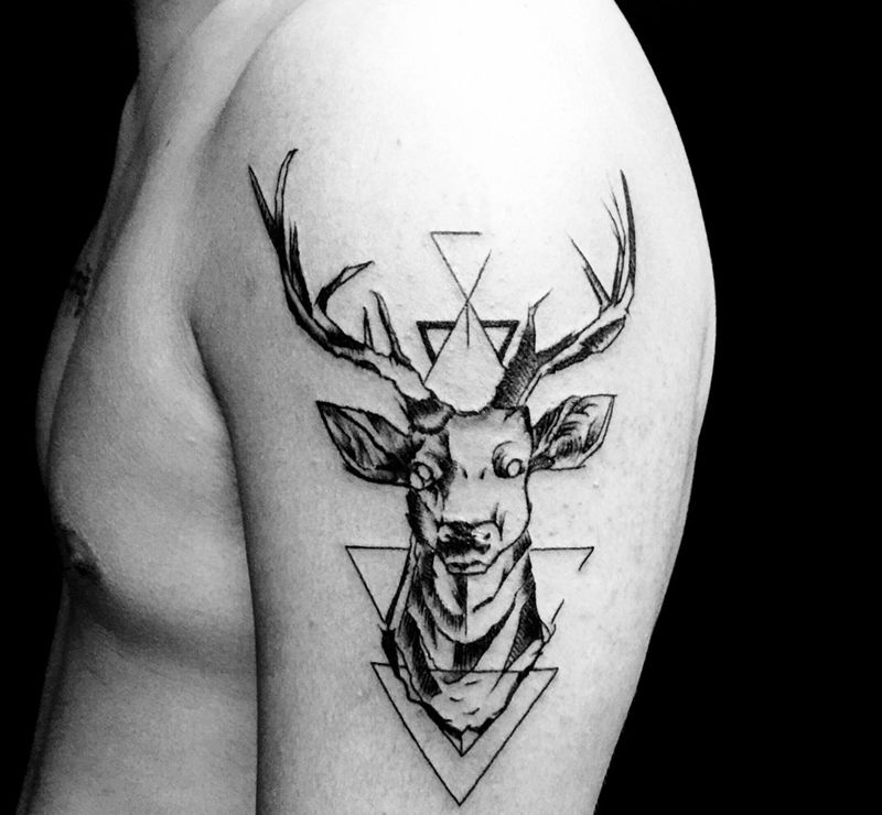 客人自带纹身图片