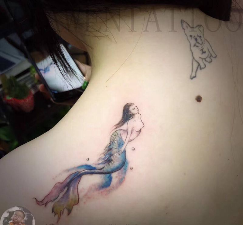 近期作品纹身图片_背部纹身图案