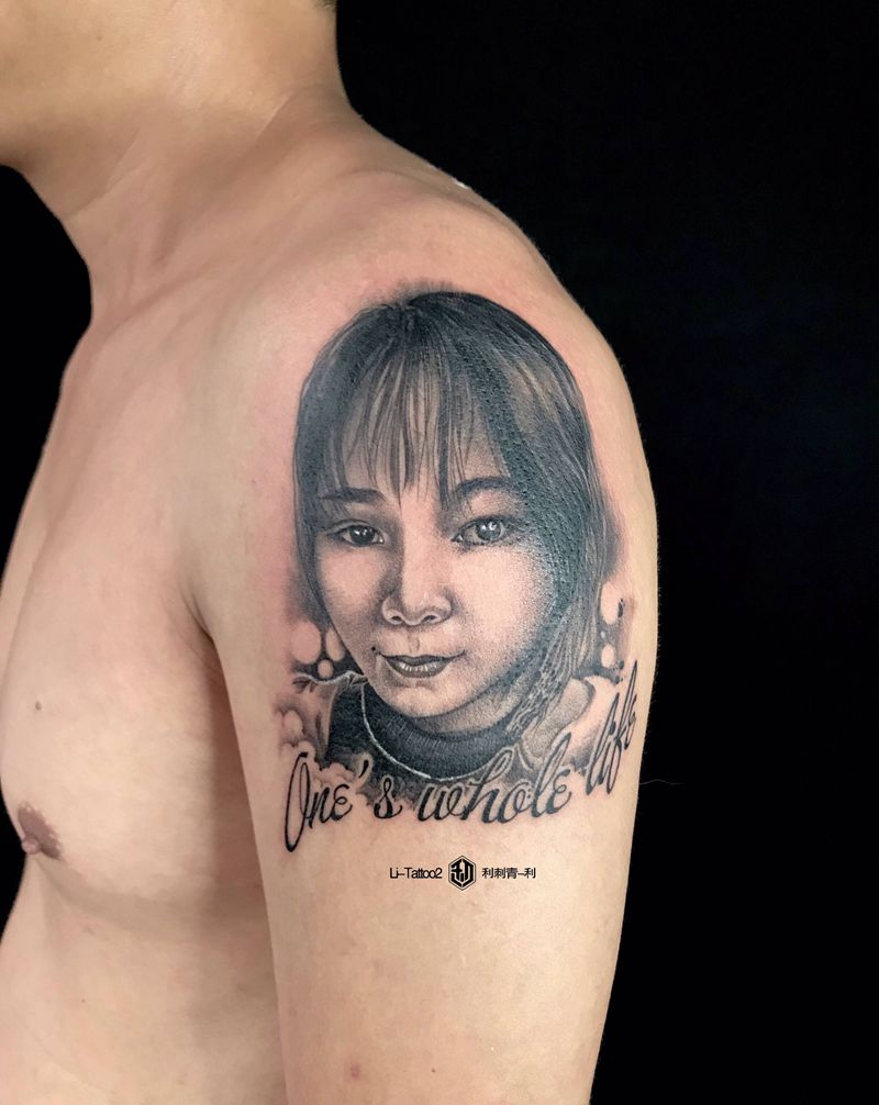 人像纹身图片_手臂纹身图案