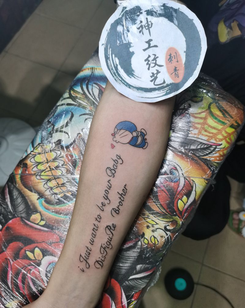 英文小清晰纹身图片_手部手臂纹身图案