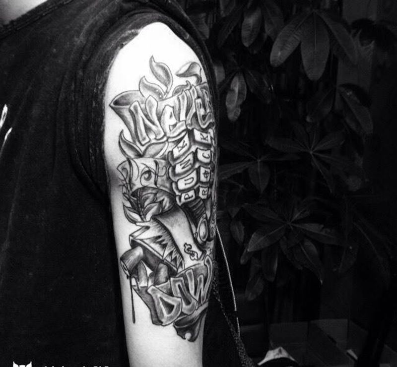 客人自带图纹身图片