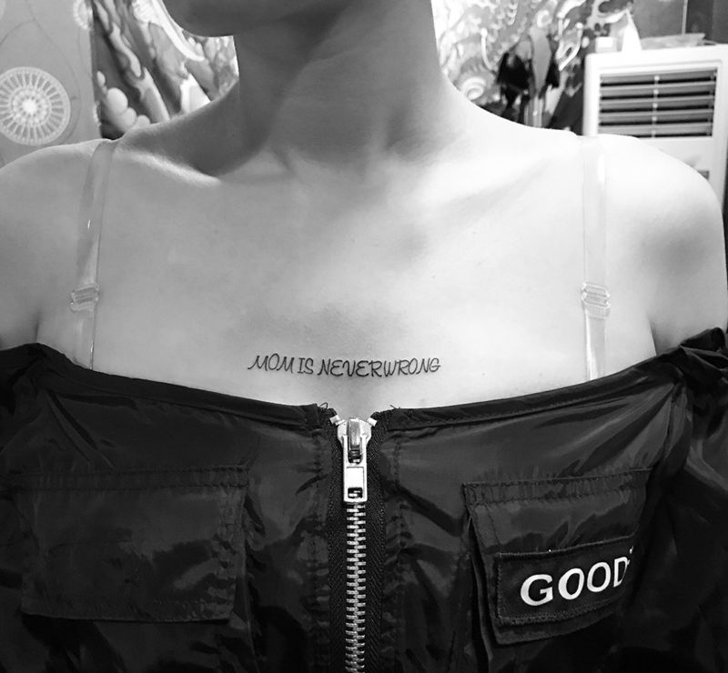 小英文纹身图片