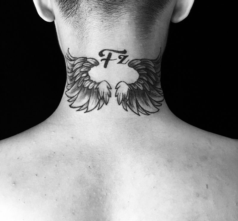 翅膀纹身图片