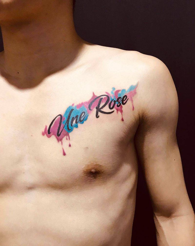 小清新纹身图片