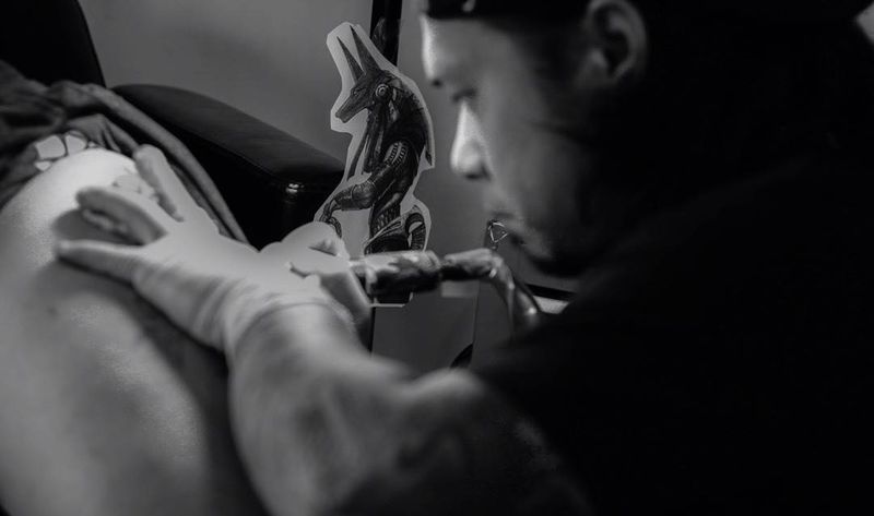 阿努比斯纹身图片