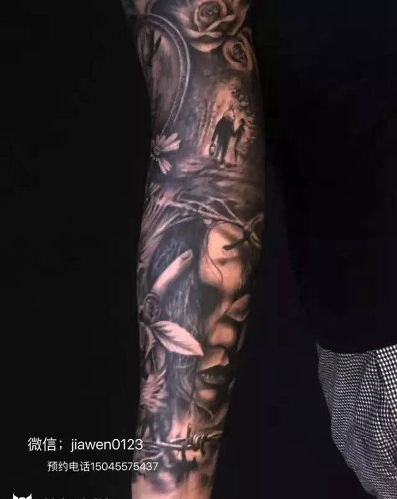 红桃皇后纹身图片