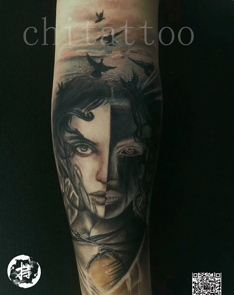 今日作品纹身图片