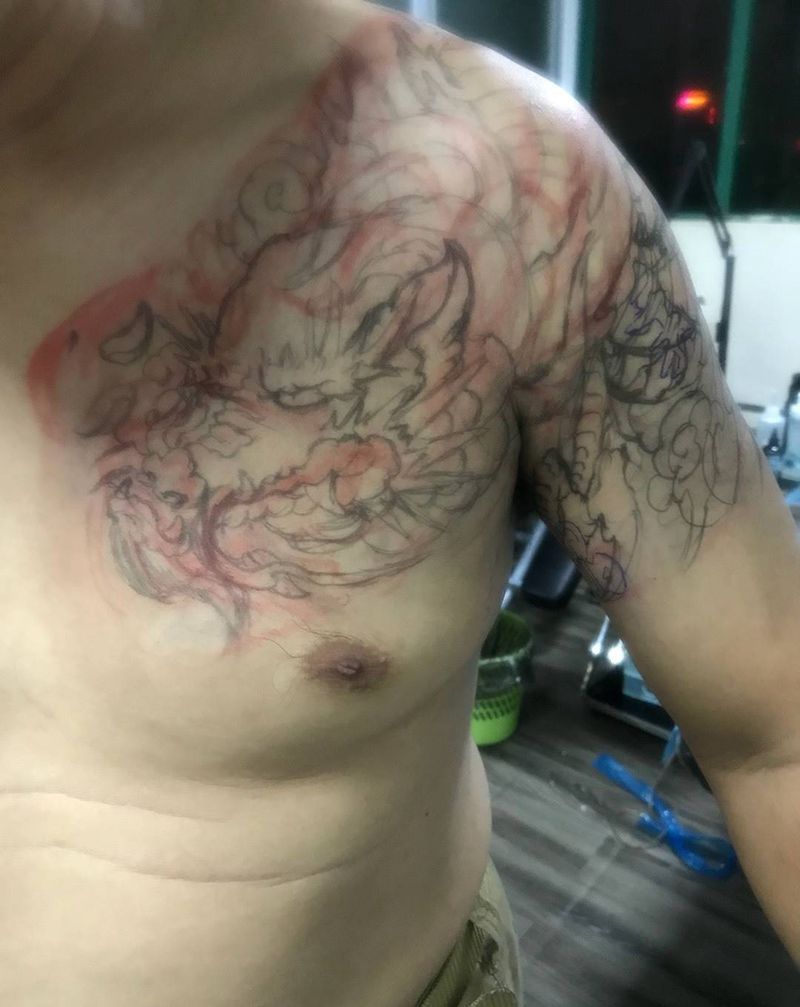 未完成，纹身图片