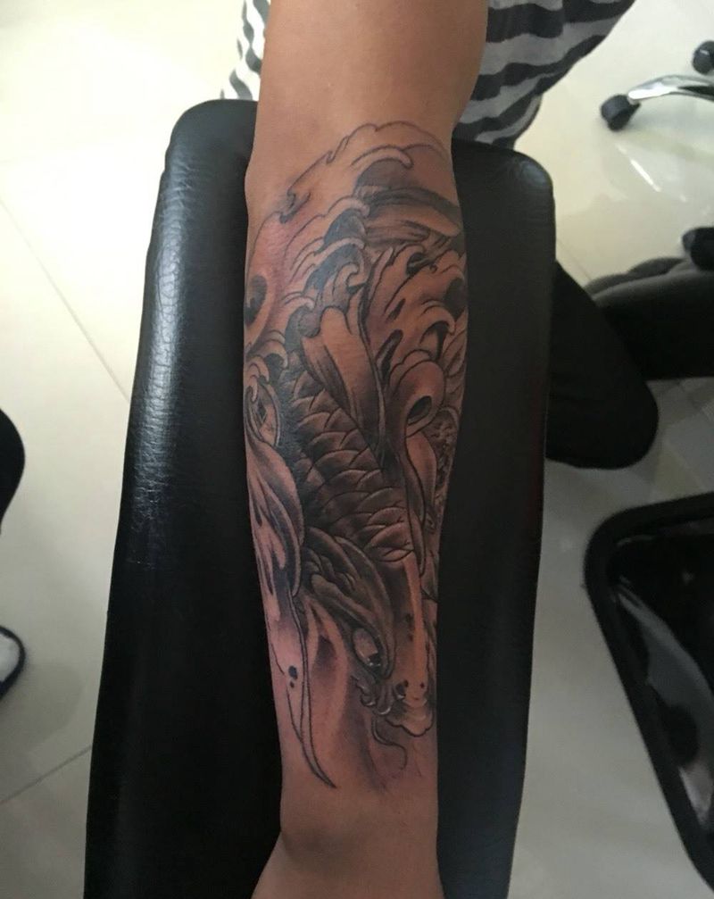 烟疤遮盖纹身图片