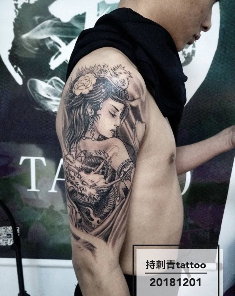 近期都是传统纹身图片