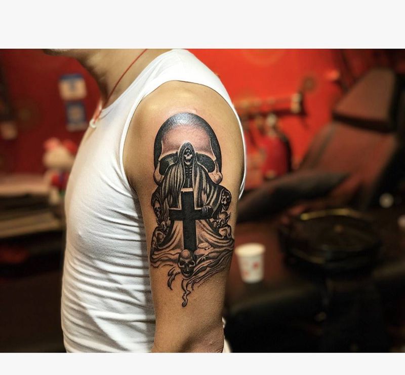 死神纹身图片