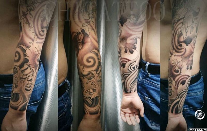 成都店驻店明作品纹身图片