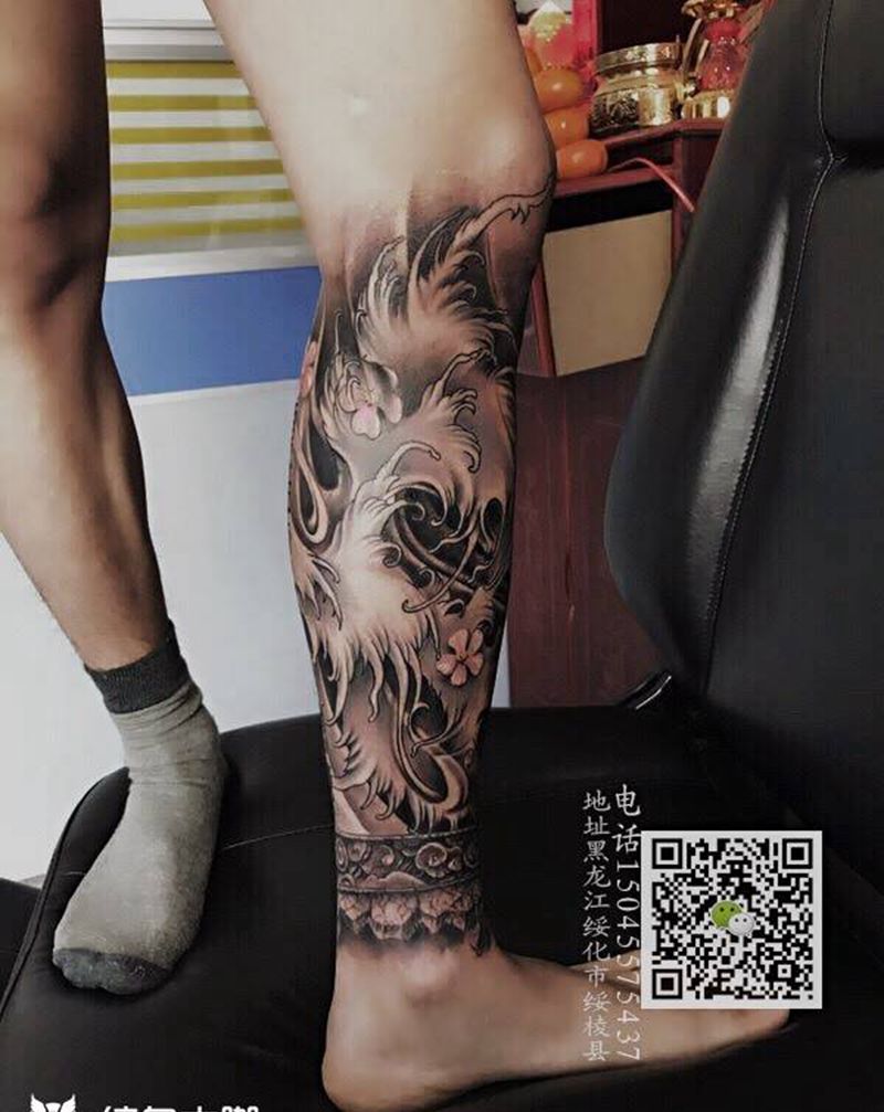 万里航行没有帆全靠浪纹身图片