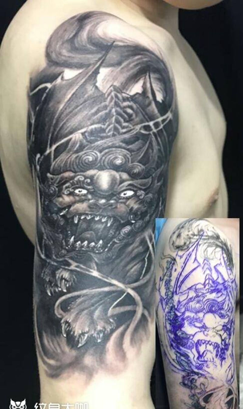 庶盖作品纹身图片