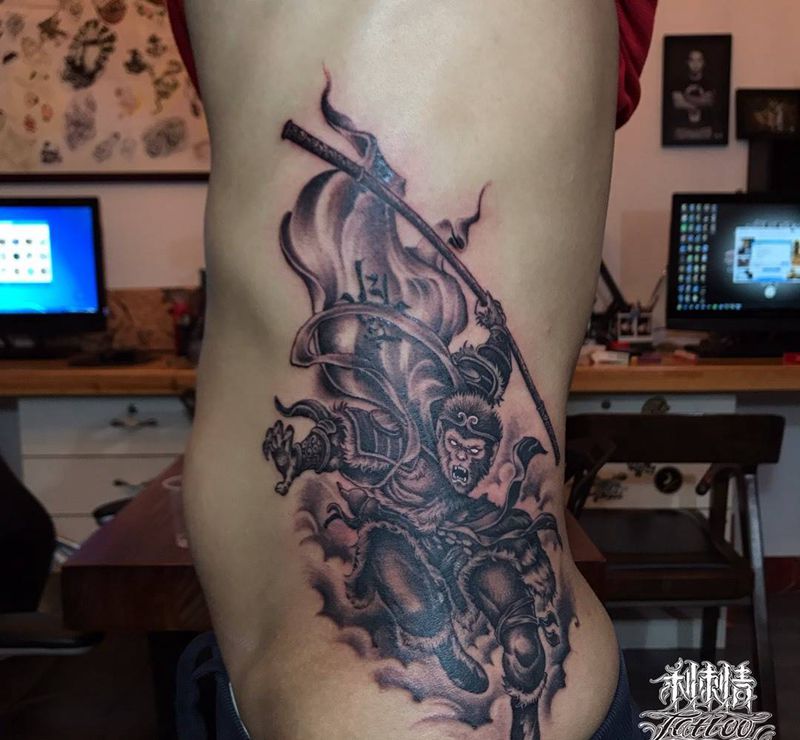 齐天大圣纹身图片