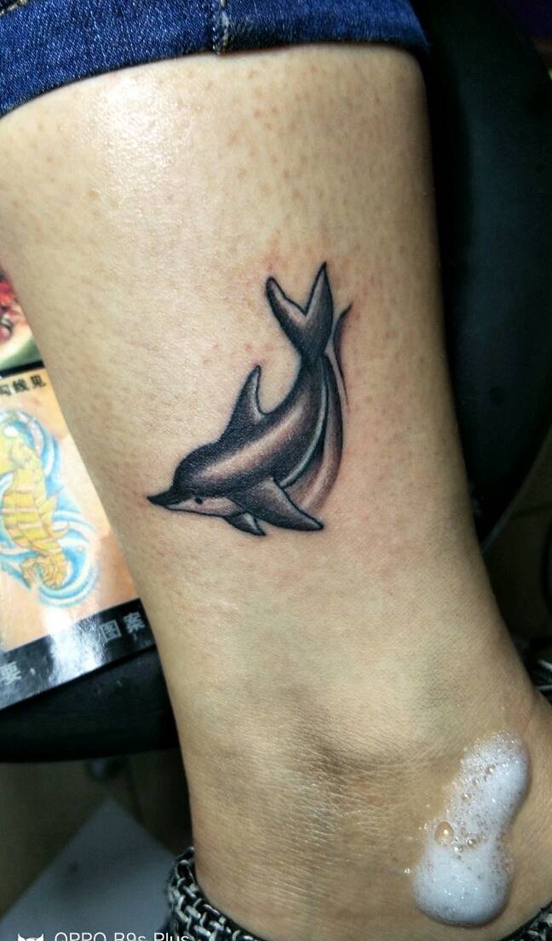 小海豚纹身图片