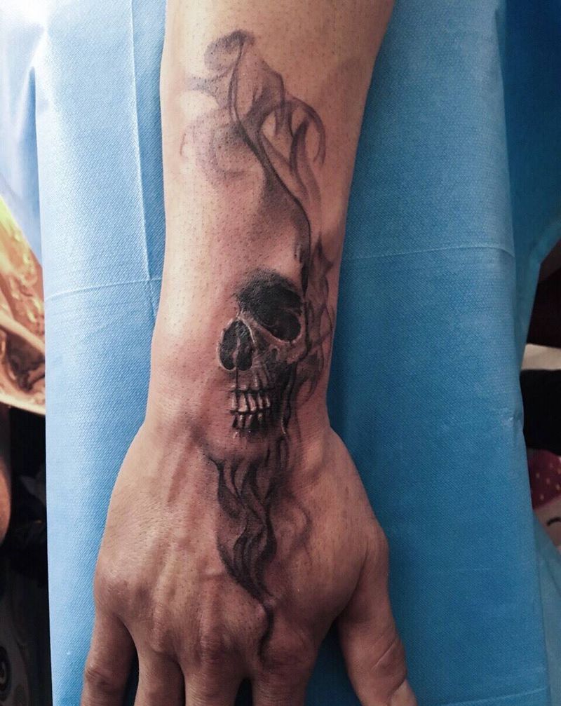 疤痕遮盖纹身图片