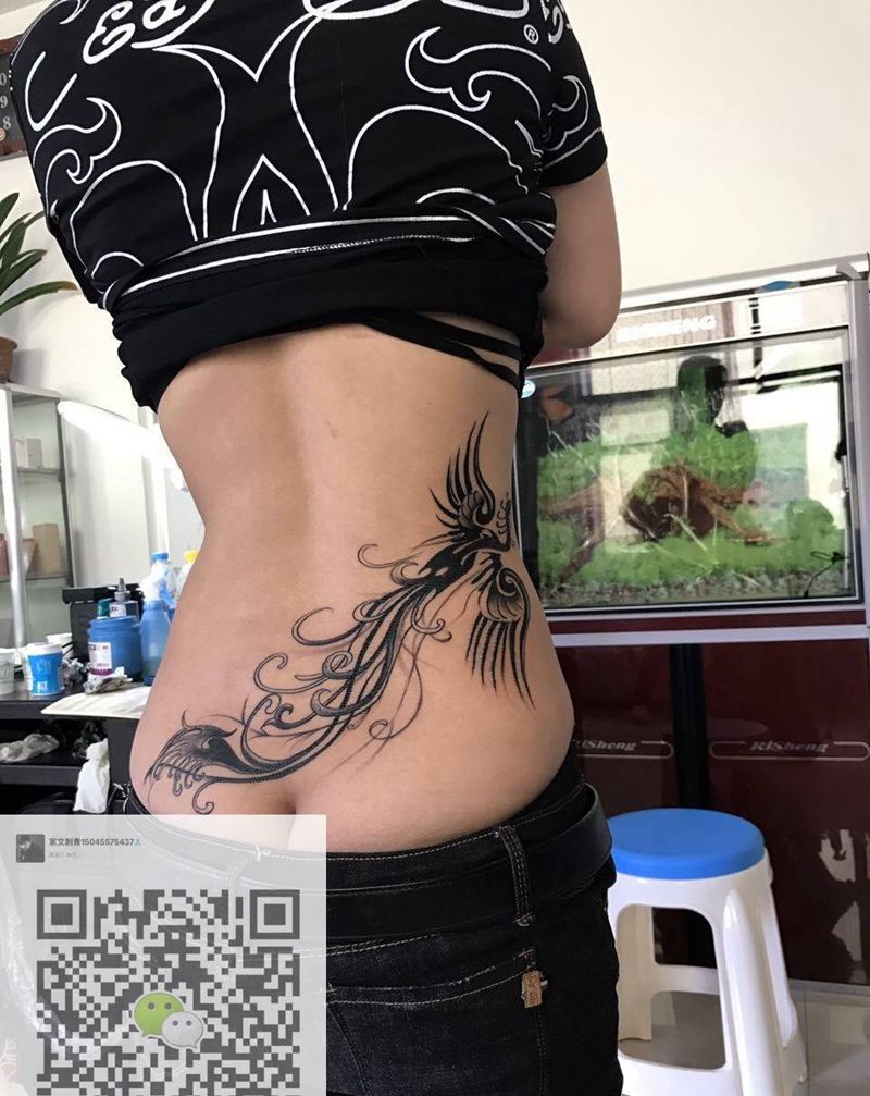 驻店师父鹿垚作品纹身图片