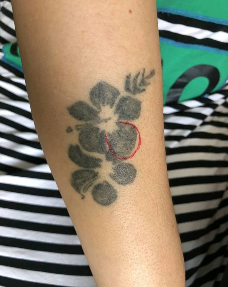 多年纹身遮盖纹身图片