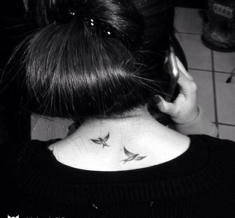 小燕子纹身图片